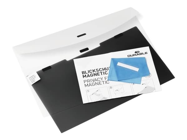 DURABLE - Notebookpersonvernsfilter - 2-veis - avtakbar - magnetisk - 15.6" - anthracite-gray