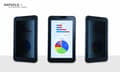 Miniatyrbilde 2 av 5: KAPSOLO Apple iPad Pro 12,9 Model 2018 / 2020, KAP10309 skjermfilter 32,8 cm (12.9") Rammeløst skjermfilter 3H, 32,8 cm (12.9"), Nettbrett, 3H, Priva
