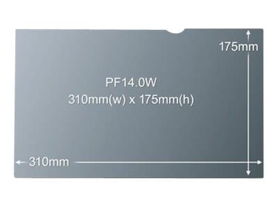 3M PF14.0W - Notebookpersonvernsfilter - 14"