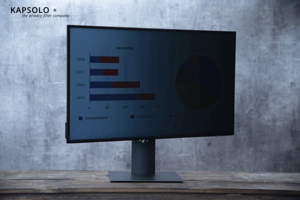 KAPSOLO standard 23,6, KAP10777 skjermfilter 59,9 cm (23.6") Rammeløst skjermfilter 3H, 59,9 cm (23.6"), 16:9, Skjerm, 3H, Privatliv, 71 g