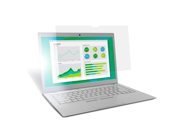 3M Anti-Glare-filter til 13,3" widescreen laptop - Notebook anti-genskinsfilter - 13,3" bred - klar