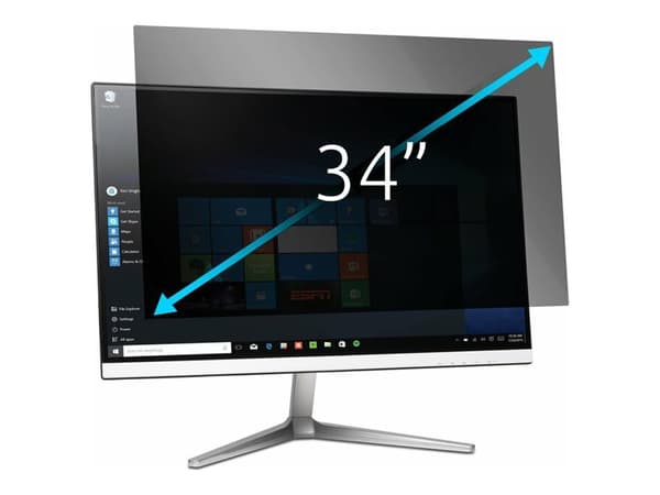 Kensington Priv Screen Filter 2-Way Remov 34" 21:9, 86,4 cm (34"), 21:9, Näyttö, Kehyksetön näytön yksityisyyssuodatin, Häikäisynesto, Yksityisyys