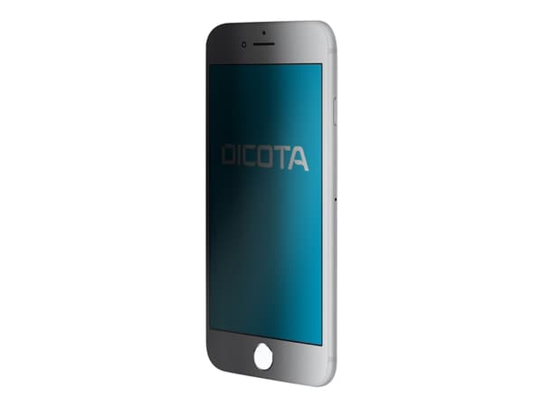 DICOTA Secret - Skärmskydd för mobiltelefon - med sekretessfilter - 4-vägs - transparent - för Apple iPhone 8, SE (andra generationen) Transparent