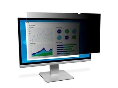 3M 7100143039, Skärm, Frameless display privacy filter, Svart, LCD, Matt, Landskap