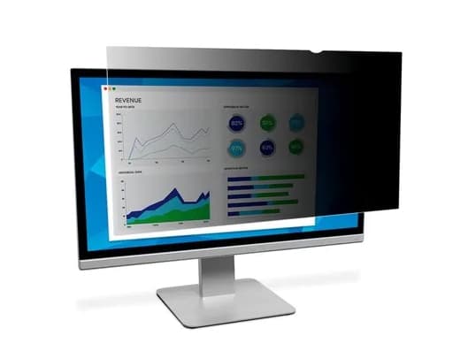 3M 7100143039, Skärm, Frameless display privacy filter, Svart, LCD, Matt, Landskap