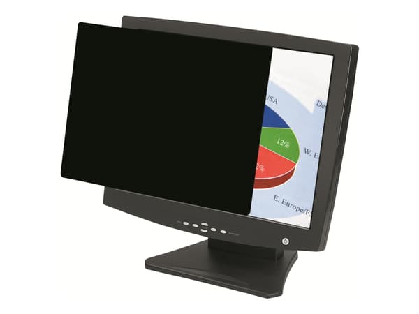 Fellowes PrivaScreen, 68,6 cm (27"), 16:9, Näyttö, Kehyksetön näytön yksityisyyssuodatin, Häikäisynesto, Yksityisyys, 30 g