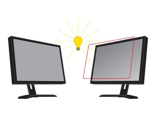 3M Anti-Glare skyddsfilter till widescreen-skärm 24 tum (16:10) - Bländskyddsfilter till bildskärm - 24" - klar