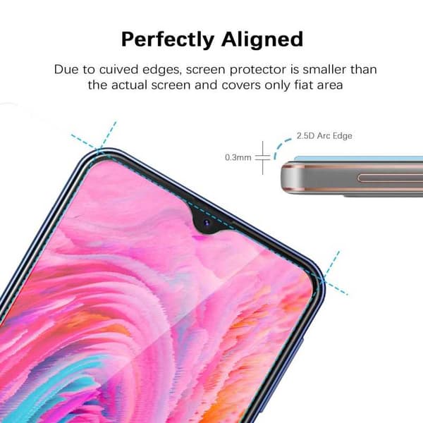 Samsung Galaxy M20 Hærdet glas 0,26mm 2,5D 9H