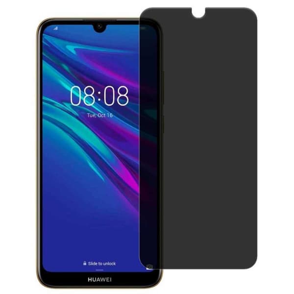 Huawei Y6s Privacy Härdat glas 0.26mm 2.5D 9H