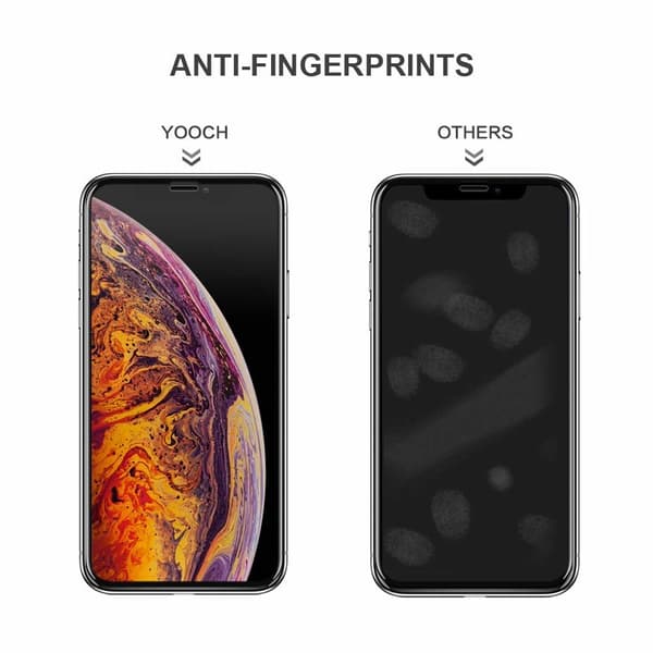 3X Hærdet glasafdækning iPhone 11 Pro / X / Xs 5D Full Fit