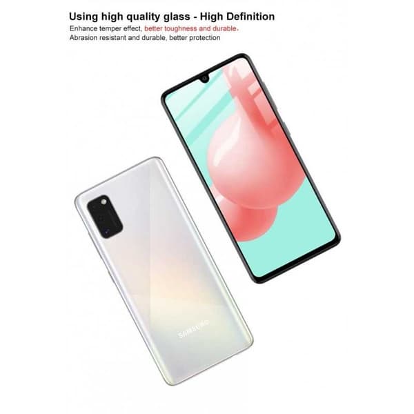 2-PACK Samsung A41 FullFrame 0,26 mm 2,5D 9H karkaistu lasi