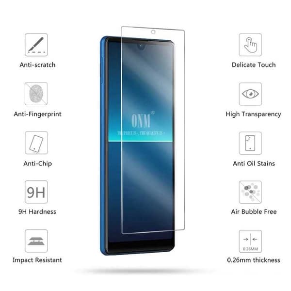 2-PACK Sony Xperia 10 II Härdat glas 0.26mm 2.5D 9H (XQ-AU52)