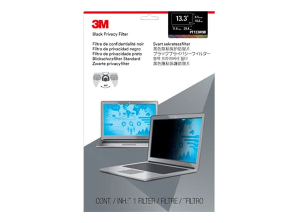3M personvernfilter - Notebookpersonvernsfilter - 13.3" - svart