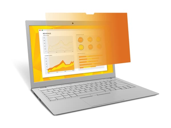 3M personvernfilter i gull - Notebookpersonvernsfilter - 12.5" - gull