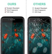 Skärmskydd iPhone SE Härdat glas 2-pack