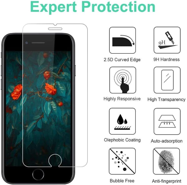 INF Skärmskydd iPhone SE(2020 & 2022) Härdat glas 2-pack