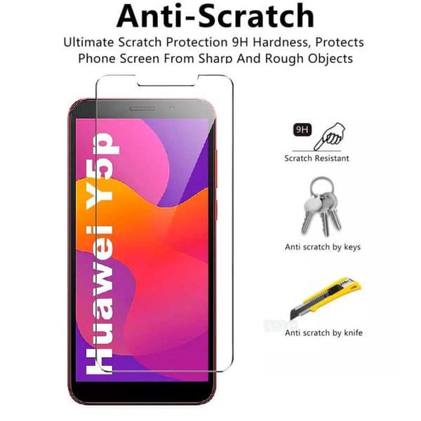 2-PACK Huawei Y5P Hærdet glas 0,26mm 2,5D 9H