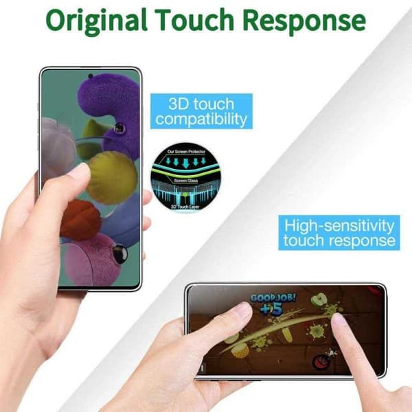 Samsung A41 Privacy Hærdet glas 0,26mm 2,5D 9H