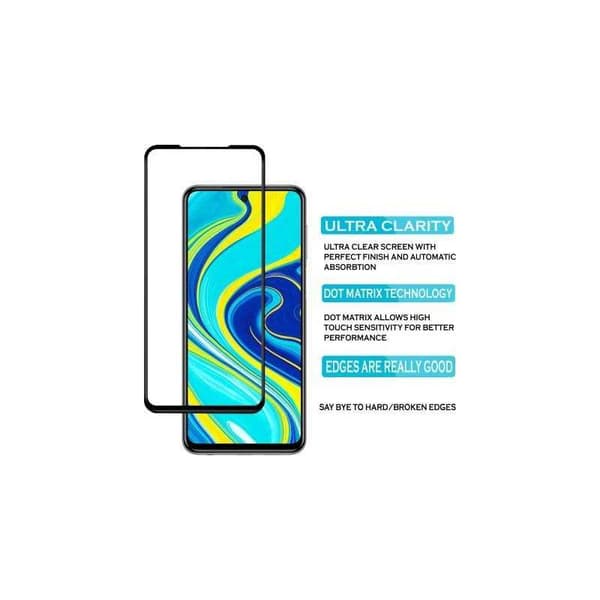 2-PACK Redmi Note 9 Härdat Glas 0.26mm 2.5D 9H Fullframe