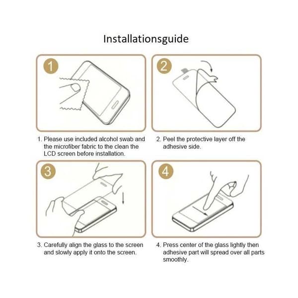2-PACK Redmi Note 9 Härdat Glas 0.26mm 2.5D 9H Fullframe