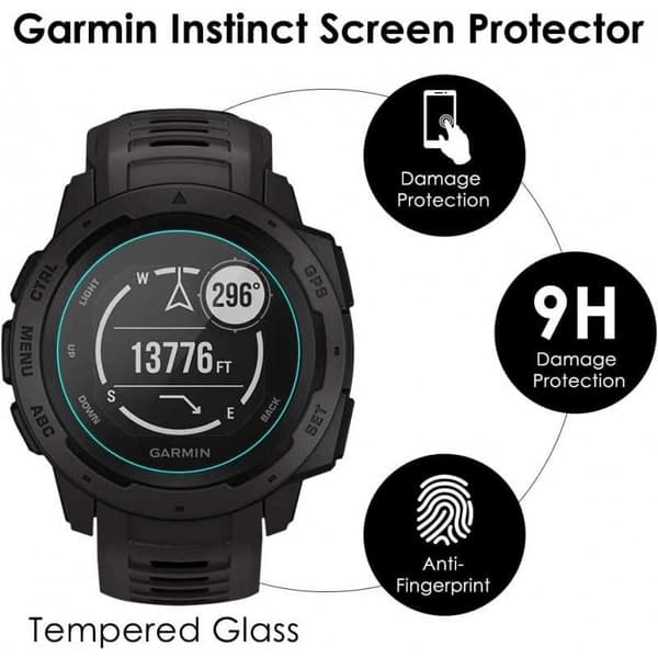 Garmin Instinct hærdet glas 0,2 mm 9H 2,5D