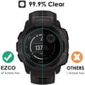 Miniatyrbillede 4 af 8: 2-PAK Garmin Instinct hærdet glas 0,2 mm 9H 2,5D