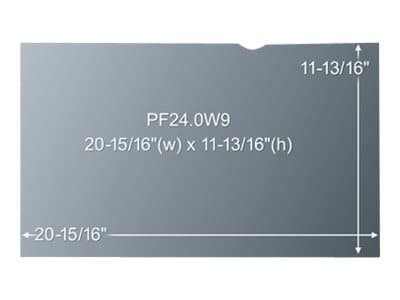 3M personvernfilter - Personvernfilter for skjerm - 24" - svart Sort