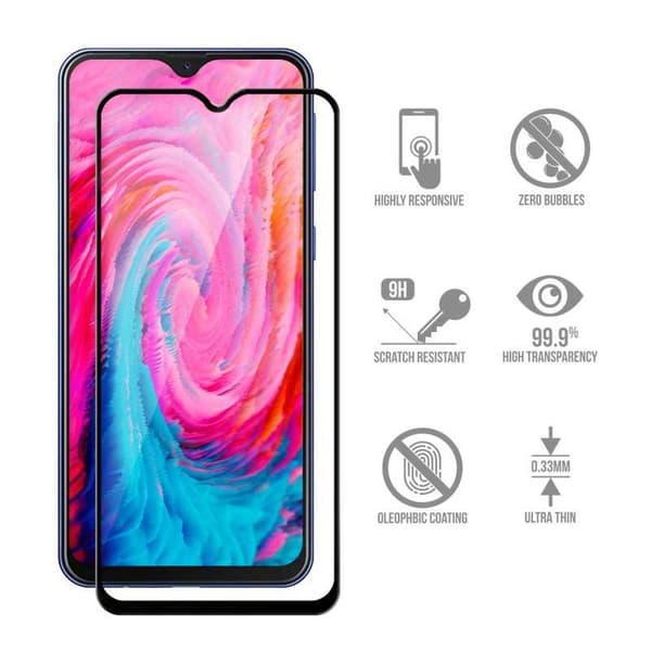 Samsung Galaxy M20 Härdat Glas 0.26mm 9H Fullframe