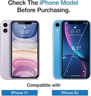 2-pack iPhone XR Härdat glas Heltäckande Skärmskydd