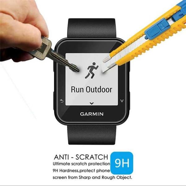 2-PACK Garmin Forerunner 30 & 35 karkaistu lasi 0,2 mm 9H 2,5D