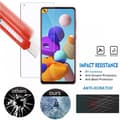 Miniatyrbillede 5 af 7: 2-PACK Samsung A21s hærdet glas 0,26 mm 2,5D 9H Fullframe