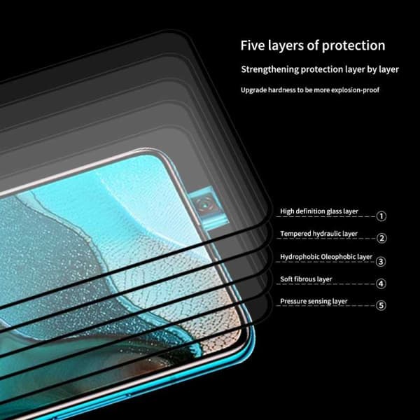 2-PACK Xiaomi Poco F2 Pro hærdet glas 0,26 mm 2,5D 9H fuldramme