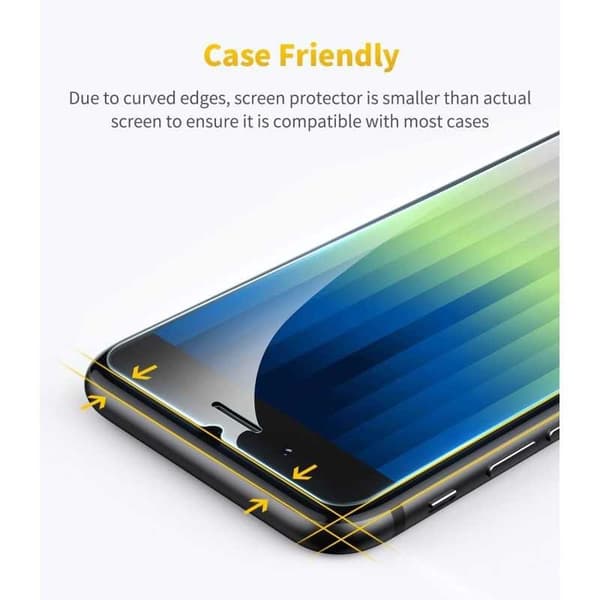 2-PACK iPhone SE (2020 & 2022) Härdat glas 0.26mm 2.5D 9H