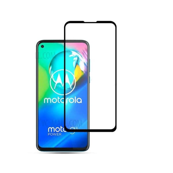 2-PACK Motorola G8 Power hærdet glas 0,26 mm 2,5D 9H Fullframe