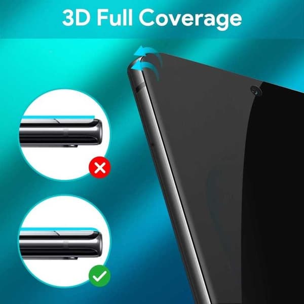 Samsung Note 20 Ultra Privacy Karkaistu lasi 0,26mm 3D 9H