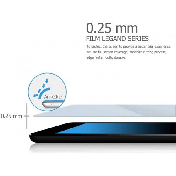 Samsung Tab S7 / Tab S8 Hærdet glas 0,26mm 2,5D 9H
