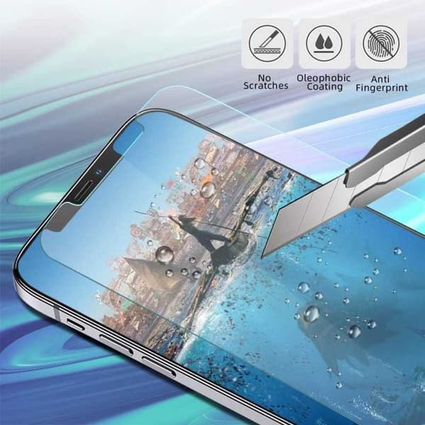 2-PACK iPhone 12 Pro Max Hærdet glas 0,26 mm 2,5D 9H
