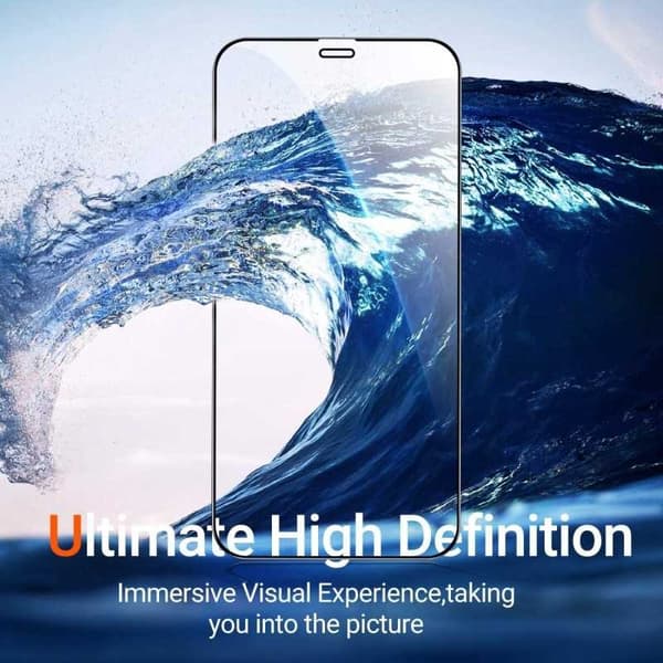 2-PACK iPhone 12 Pro Max hærdet glas 0,26 mm 9H Fullframe
