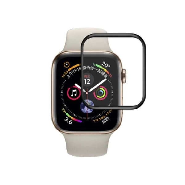 2-PACK Apple Watch SE 44mm FullFrame 3D Härdat glas 0.26mm 9H