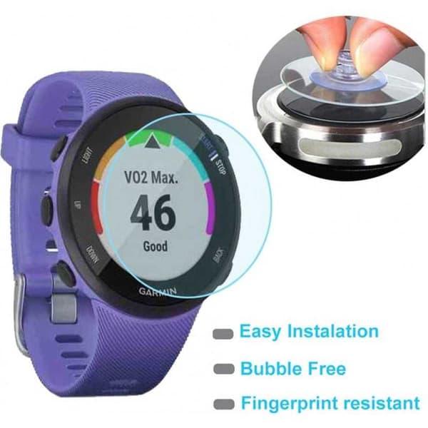 2-PACK Garmin Forerunner 45 & 45s Härdat Glas 0.2mm 9H 2.5D