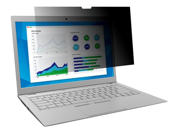 3M Sekretessfilter - Sekretessfilter till bärbar dator - svart - för HP EliteBook x360 1030 G2 Notebook