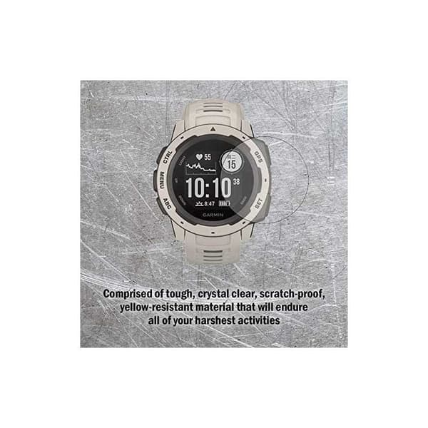 2-PACK Garmin Instinct Solar Härdat Glas 0.2mm 9H 2.5D