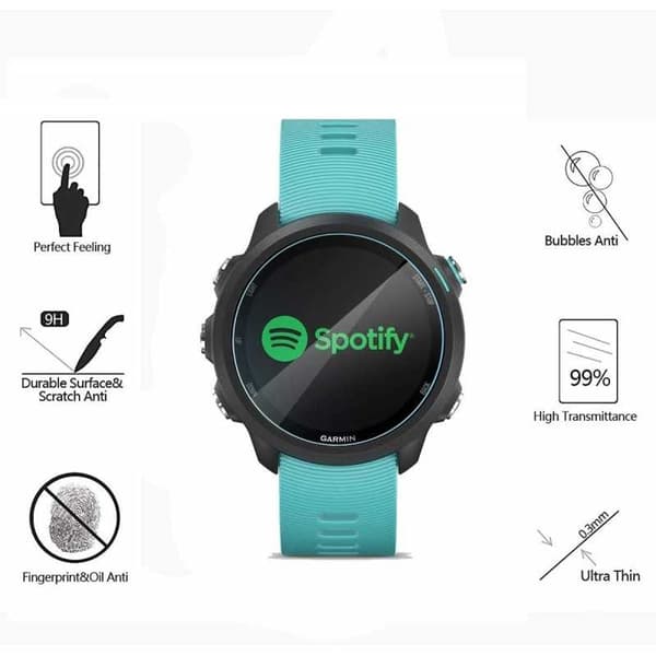 Garmin Forerunner 245 Härdat Glas 0.2mm 9H 2.5D