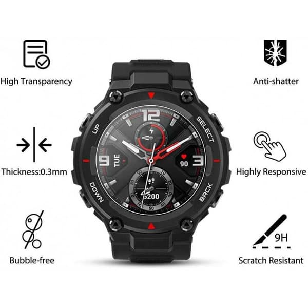 2-PAKKT Amazfit T-Rex herdet glass 0.2mm 9H 2.5D