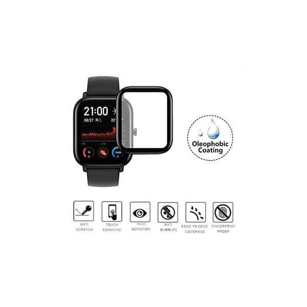 2-PACK Amazfit GTS FullFrame 3D Härdat glas 0.26mm 9H
