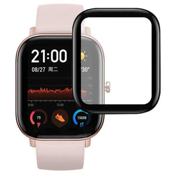 2-PACK Amazfit GTS FullFrame 3D Härdat glas 0.26mm 9H