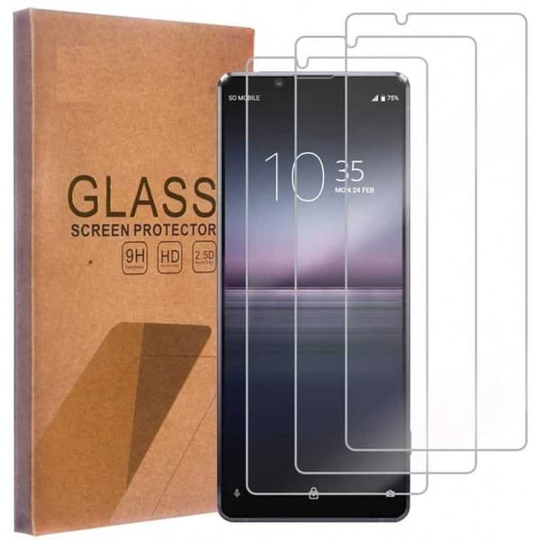 2-PACK Xperia 5 II Karkaistu lasi 0,26mm 2,5D 9H