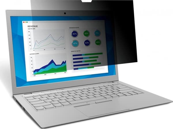 3M touch-yksityisyyssuodatin HP® EliteBook x360 1030 G2, 16:9, PFNHP014, 33,8 cm (13.3"), 16:9, Kannettava tietokone, Kehyksetön näytön yksityisyyssu