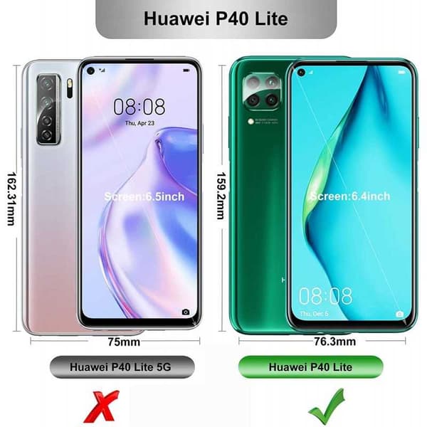 2-PACK Huawei P40 Lite Härdat glas 0.26mm 2.5D 9H