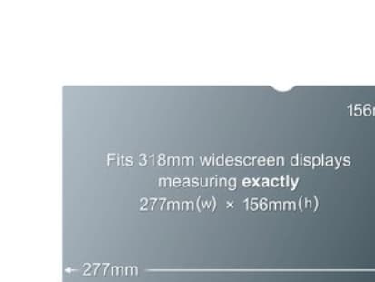 3M PF12.5W9, 31,8 cm (12.5"), 16:9, Bärbar dator